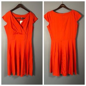 Sucrefas Red Fit and Flair Dress